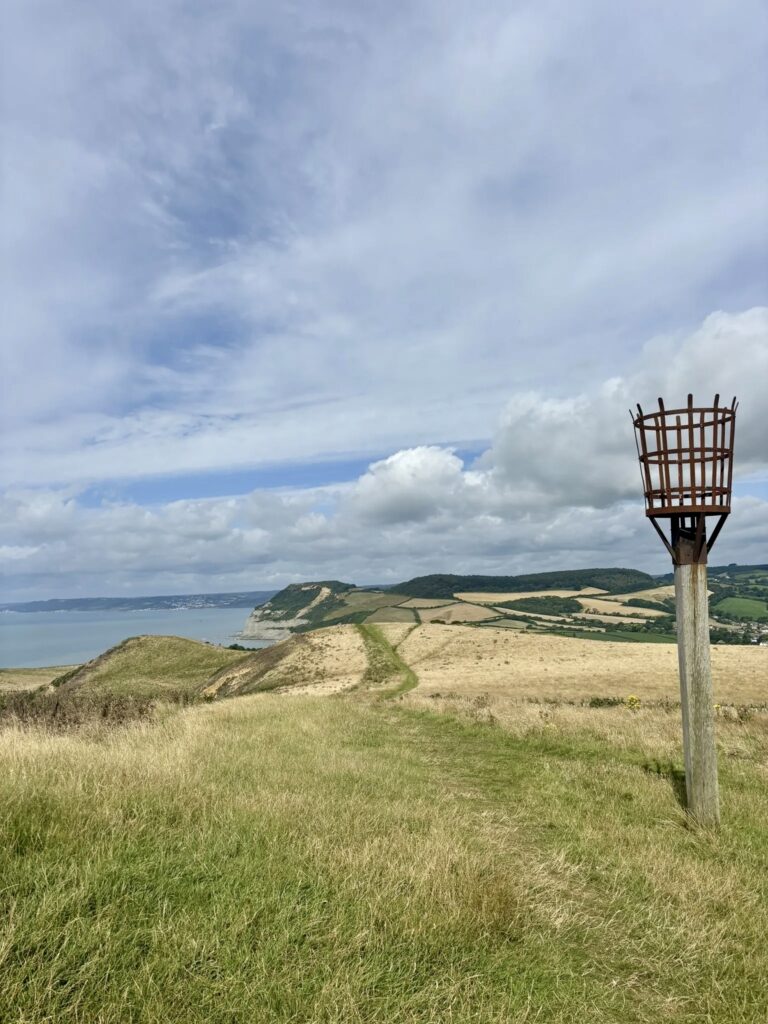 Views of the Southwest Coast Path from West Bay to Seatown