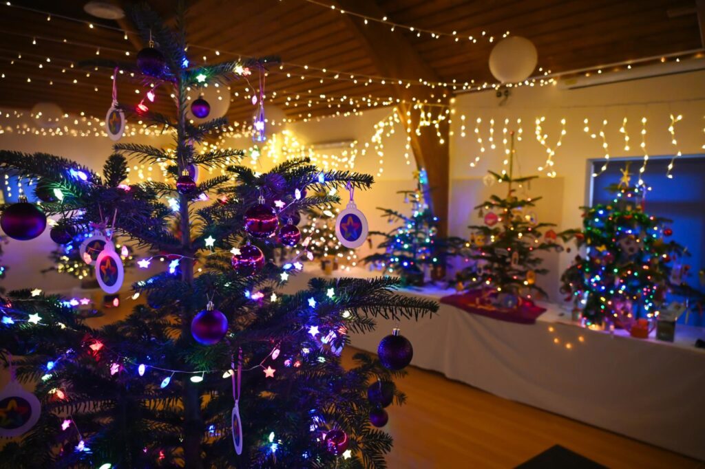 Christmas tree festival in Lyme Regis