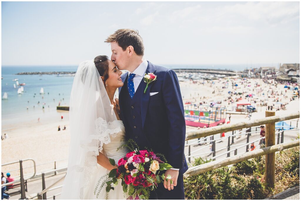 wedding in Lyme Regis at the marine theatre