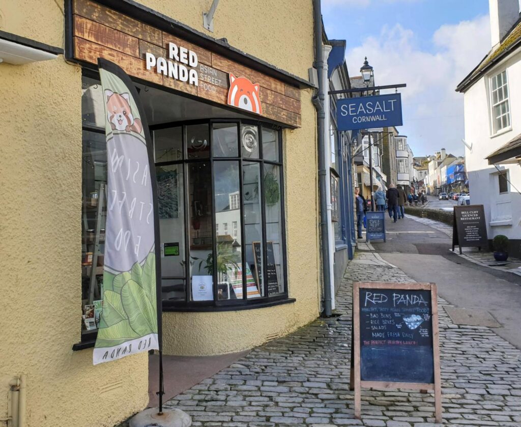 Red panda asian restaurant Lyme Regis