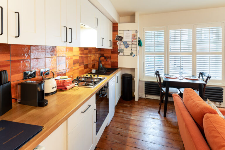 holiday home in lyme regis kitchen area