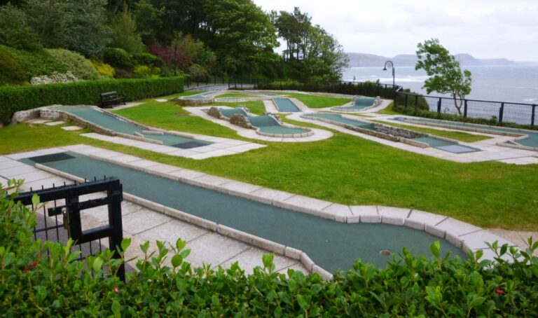 mini golf and table tennis in Lyme Regis for kids and family